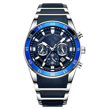 🔥Reloj de cuarzo multifuncional resistente al agua para hombre.