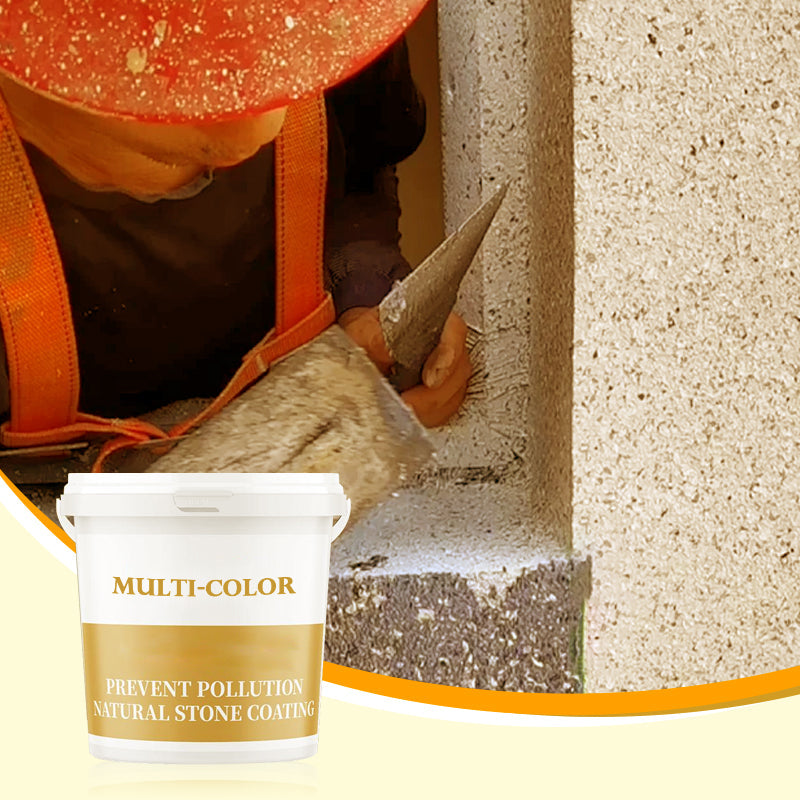 🔥Confezione speciale Super Bulk da 2 kg🔥Vernice multicolore impermeabile per pietra naturale lavata