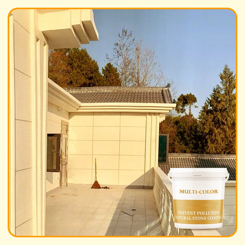 🔥Confezione speciale Super Bulk da 2 kg🔥Vernice multicolore impermeabile per pietra naturale lavata