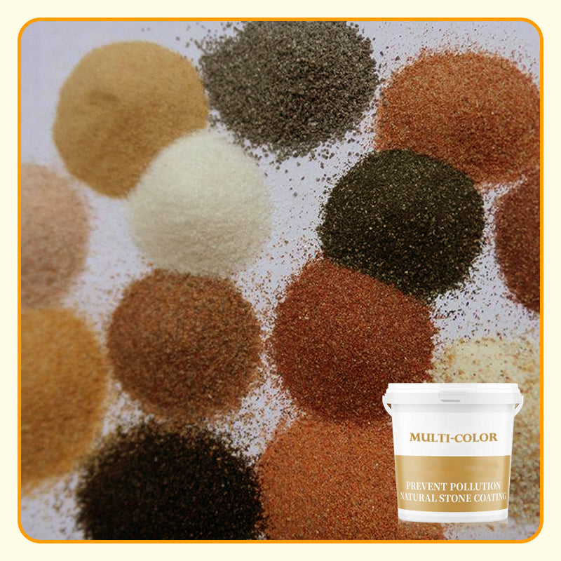 🔥Confezione speciale Super Bulk da 2 kg🔥Vernice multicolore impermeabile per pietra naturale lavata