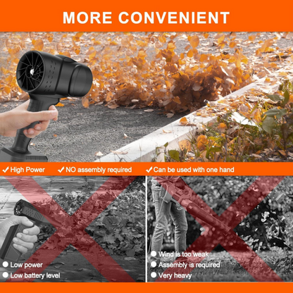 Souffle à feuilles de poche sans fil à haute puissance