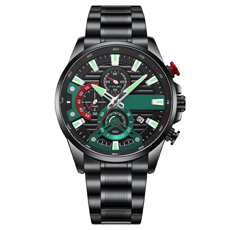 ⌚Orologio da uomo con cinturino in acciaio al quarzo