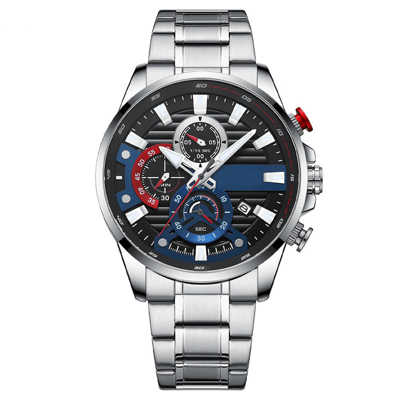 ⌚Orologio da uomo con cinturino in acciaio al quarzo