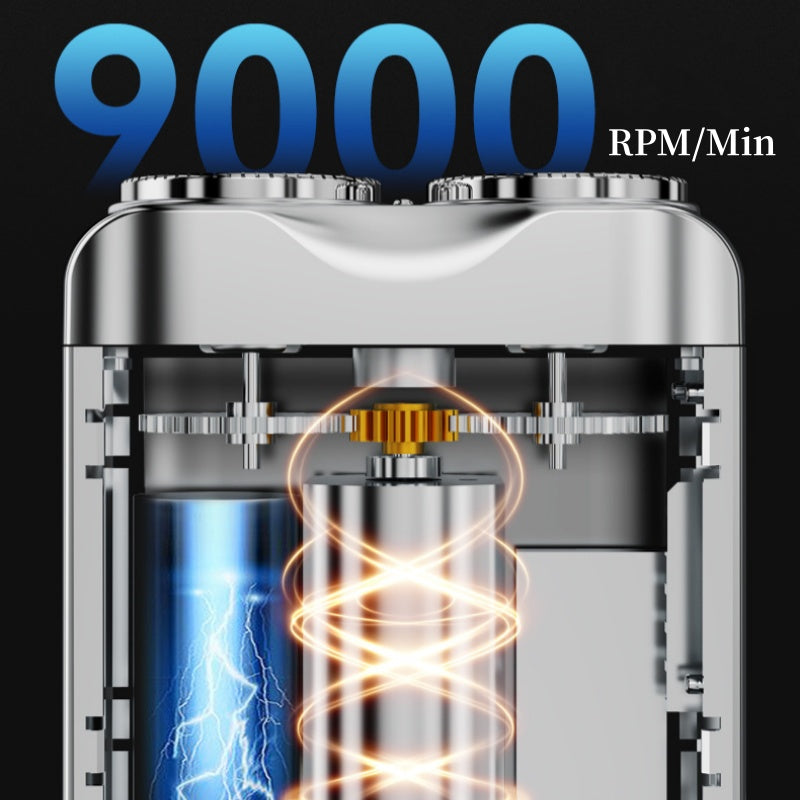 ✨Nuovo arrivo 2025✨Mini rasoio elettrico impermeabile da uomo con display a LED