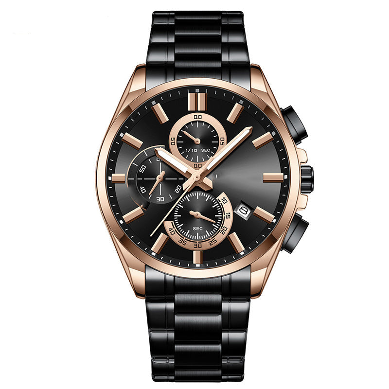 🔥Herren-Edelstahl-Business-Armbanduhr ✈️kostenloser Versand