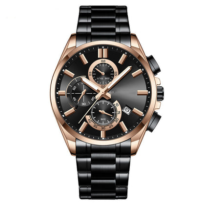 🔥Herren-Edelstahl-Business-Armbanduhr ✈️kostenloser Versand