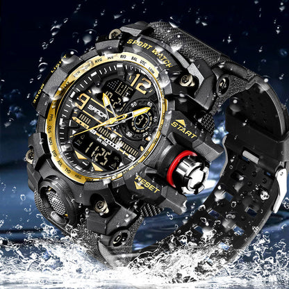 💦⌚ 50% RABATT! 100m Wasserdichte Herrenuhr mit Leuchtmasse & Multifunktionen – Robust, sportlich & alltagstauglich ✨