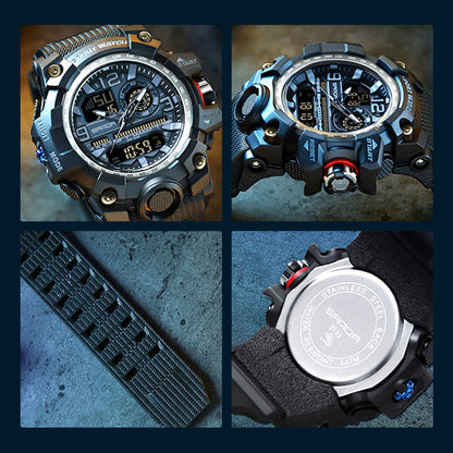 💦⌚ 50% RABATT! 100m Wasserdichte Herrenuhr mit Leuchtmasse & Multifunktionen – Robust, sportlich & alltagstauglich ✨