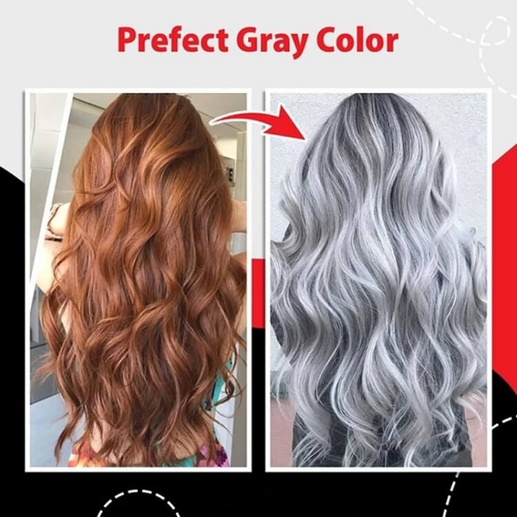 🔥2025 Los colores de cabello más populares🔥Crema colorante para cabello gris