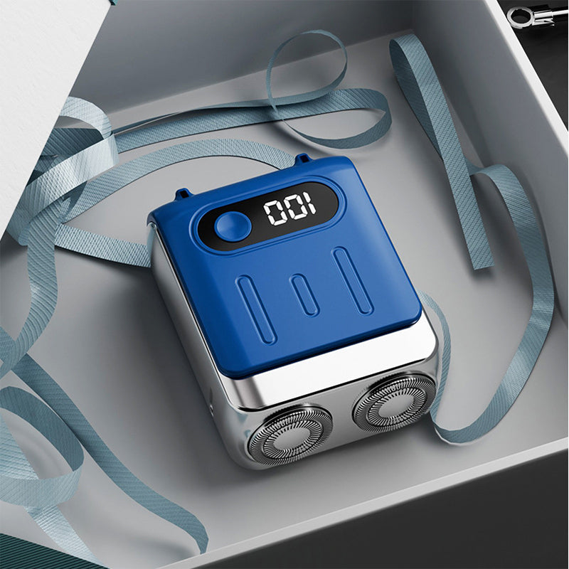 🔥Bestseller-Neuheit❤️‍🔥 Tragbarer elektrischer Mini-Rotationsrasierer für Männer