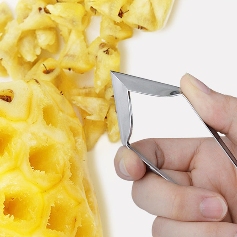 Multifunktionell rostfritt stål-anana-ögonborttagare