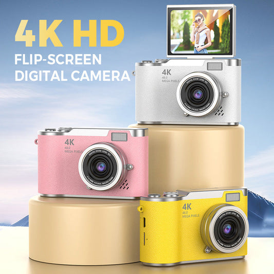 📷4K HD Flip-Screen Digitalkamera