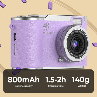📷4K HD Flip-Screen Digitalkamera