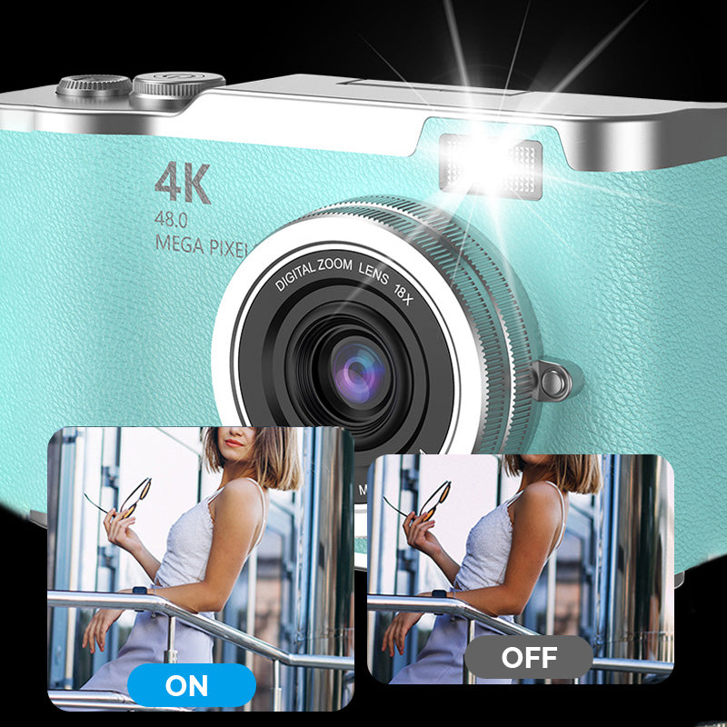 📷4K HD Flip-Screen Digitalkamera