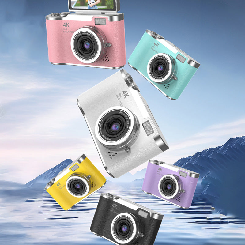 📷4K HD Flip-Screen Digitalkamera