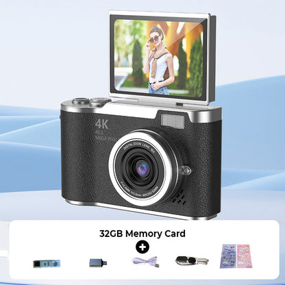 📷4K HD Flip-Screen Digitalkamera