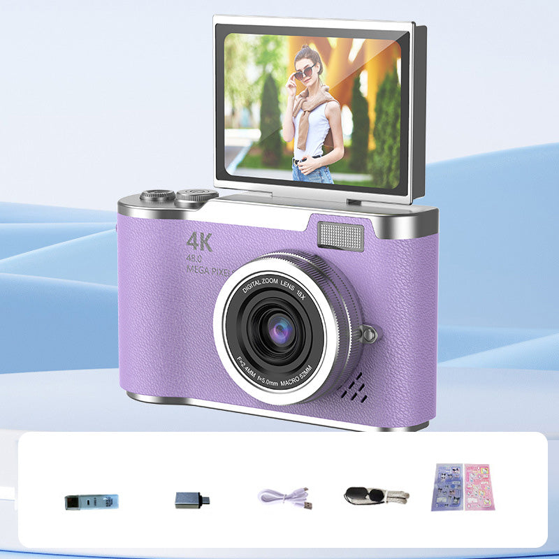 📷4K HD Flip-Screen Digitalkamera