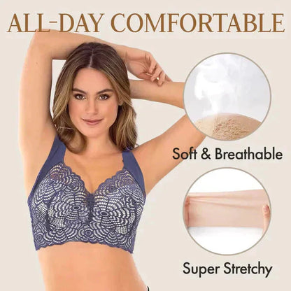 🌟Reggiseno in pizzo senza cuciture Ultimate Lift Stretch Full Shape (3 pezzi)