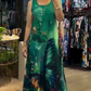 💥50% discount 🌸Women's Loose Printed Sleeveless Maxi Dress