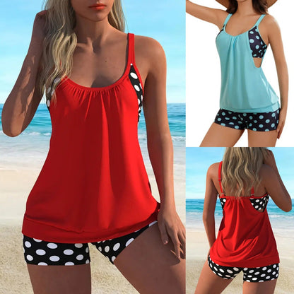 🏖️ Heißer Sommer – 50% RABATT 👙 Zweiteiliges Damen-Bikini-Set mit Polka-Dots