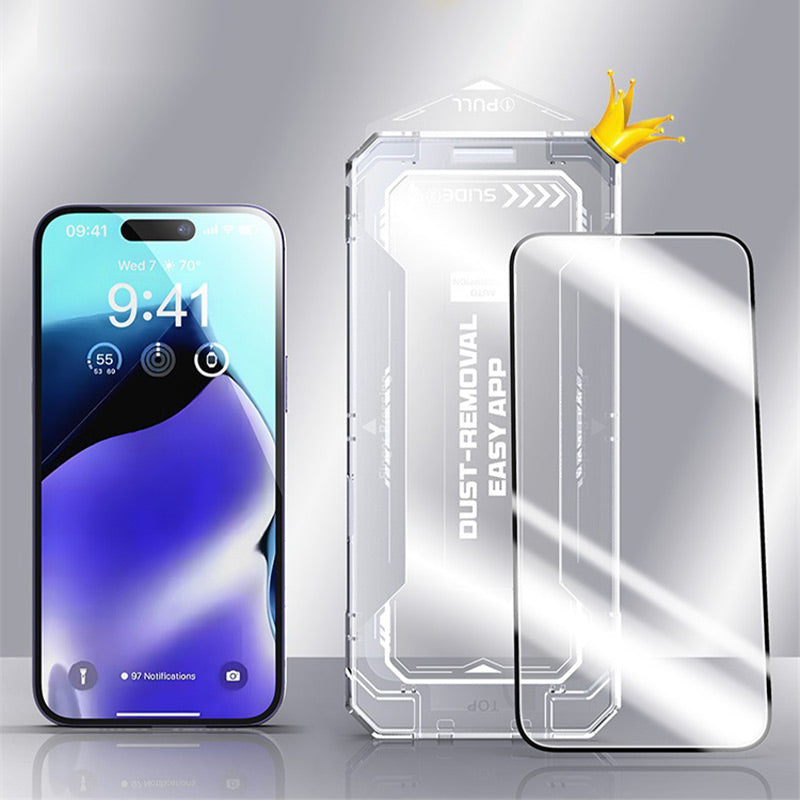 Auto-justering Anti-Spy Display Protection Film for iPhone-serien