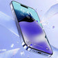 Auto-inriktning Anti-spion Display Protection Film för iPhone-serien