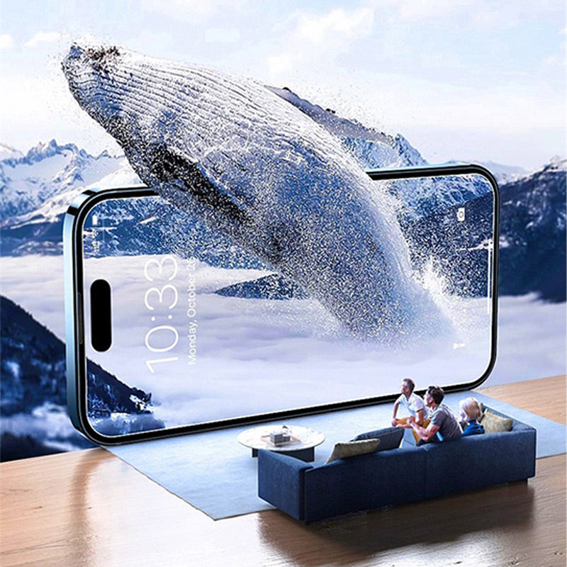 Auto-justering Anti-Spy Display Protection Film for iPhone-serien