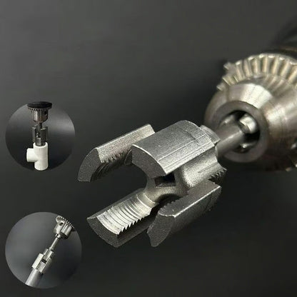 Inner and external thread tool for PVC pipes