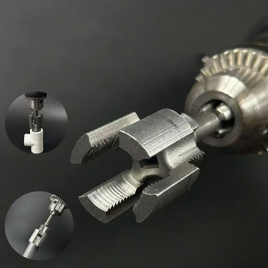 Inner and external thread tool for PVC pipes