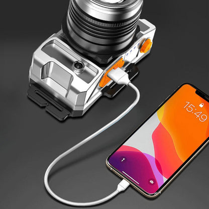 Oppladbar lys LED -lampe med bevegelsessensor