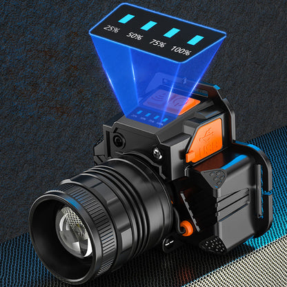 Linterna de faro impermeable, brillante y recargable