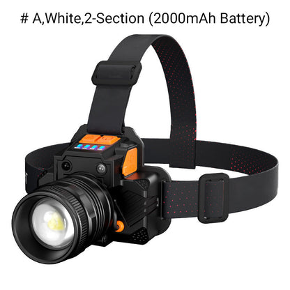 Linterna de faro impermeable, brillante y recargable