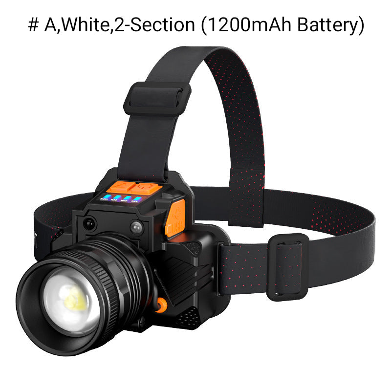 Linterna de faro impermeable, brillante y recargable