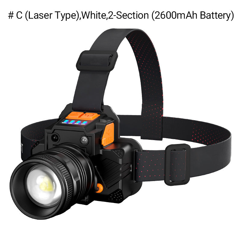 Linterna de faro impermeable, brillante y recargable