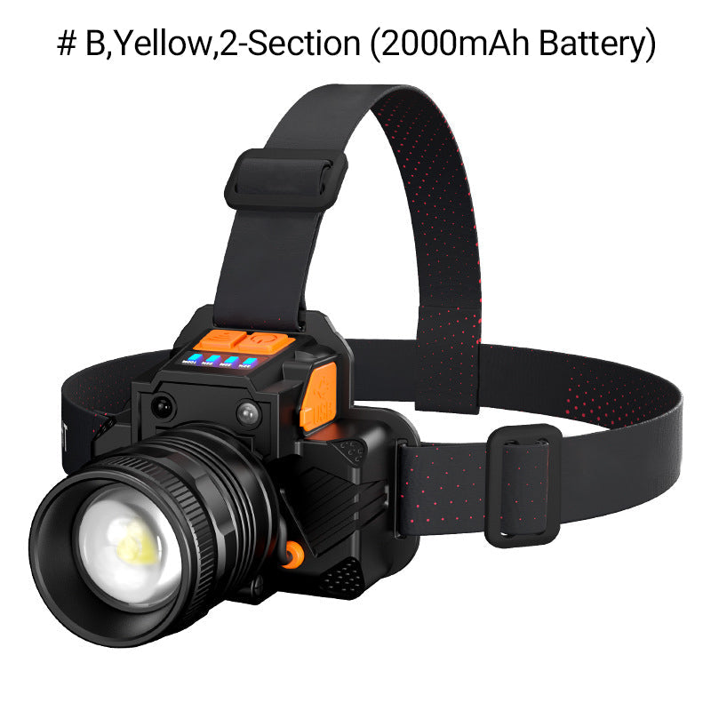 Linterna de faro impermeable, brillante y recargable