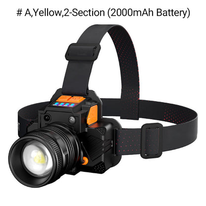 Linterna de faro impermeable, brillante y recargable