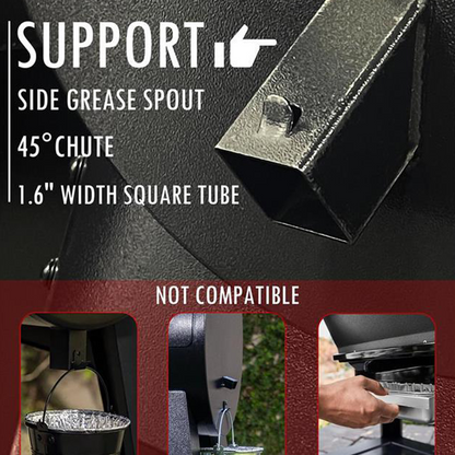 🔥Contenitore per grasso esteso con coperchio di sicurezza e rivestimento in silicone
