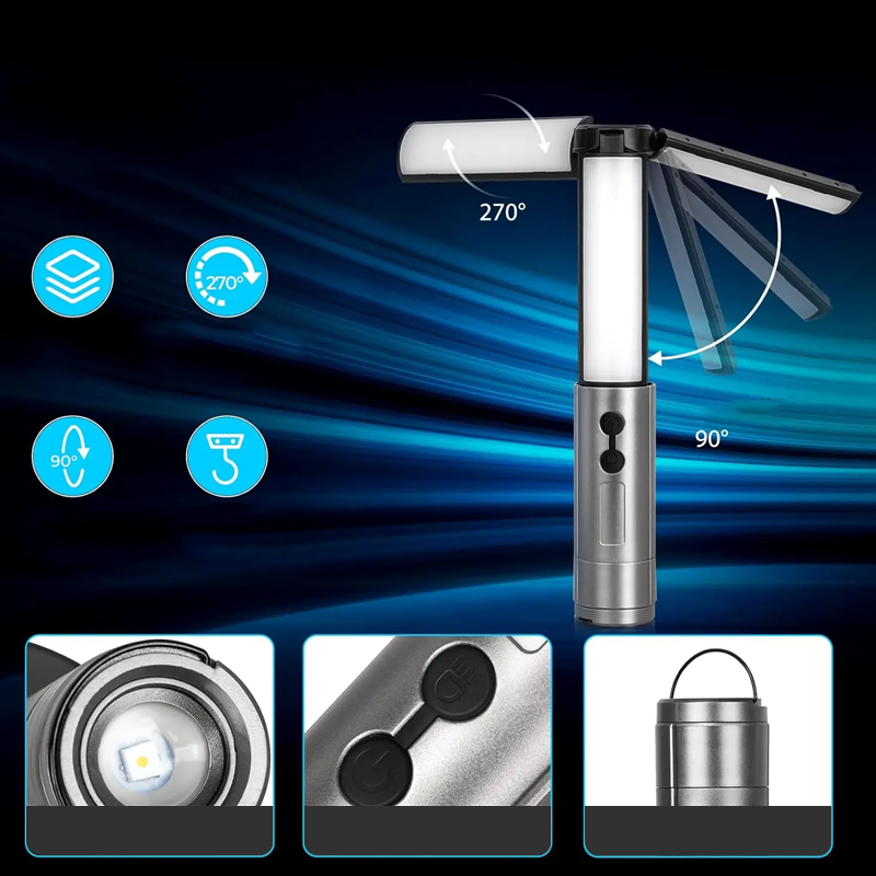 ⏳Begrenzte Zeit 50% Rabatt💥Tragbare faltbare LED-Campinglampe