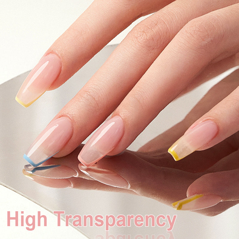 🎉Compra 3 y llévate 5 gratis💅Gel base para uñas multiusos 3 en 1 de alta transparencia.