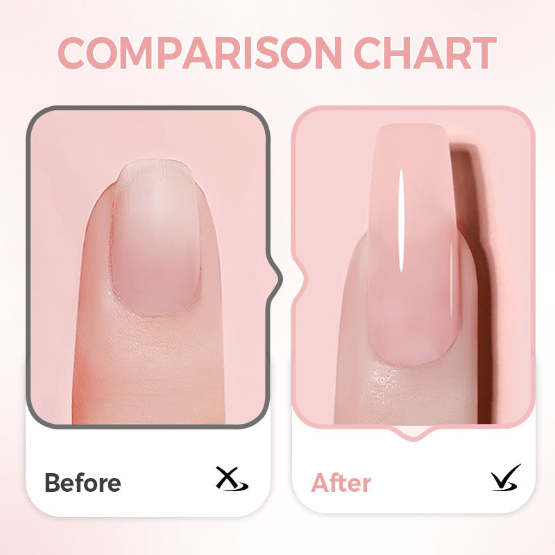 🎉Compra 3 y llévate 5 gratis💅Gel base para uñas multiusos 3 en 1 de alta transparencia.