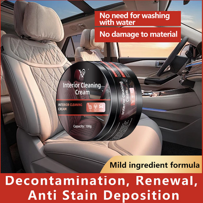 Inner cleaning cream for cars