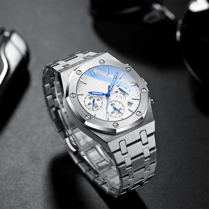💎Reloj de cuarzo impermeable y luminoso para hombre.