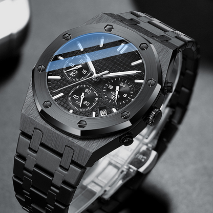 💎Reloj de cuarzo impermeable y luminoso para hombre.