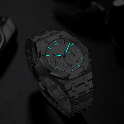 💎Reloj de cuarzo impermeable y luminoso para hombre.