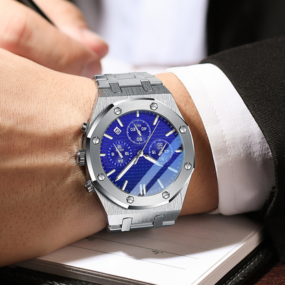 💎Reloj de cuarzo impermeable y luminoso para hombre.