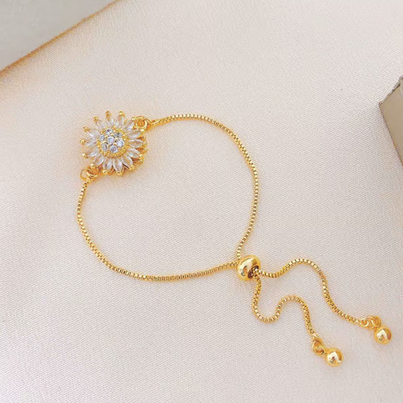 ⏳Limited-time special offer⌛Delicate, fashionable sunflower mood bracelet