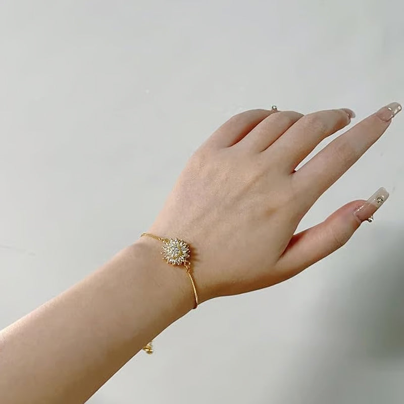 ⏳Limited-time special offer⌛Delicate, fashionable sunflower mood bracelet