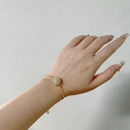 ⏳Limited-time special offer⌛Delicate, fashionable sunflower mood bracelet
