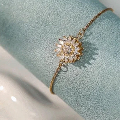 ⏳Limited-time special offer⌛Delicate, fashionable sunflower mood bracelet