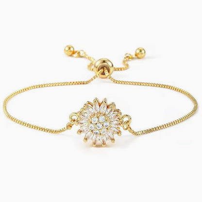 ⏳Limited-time special offer⌛Delicate, fashionable sunflower mood bracelet